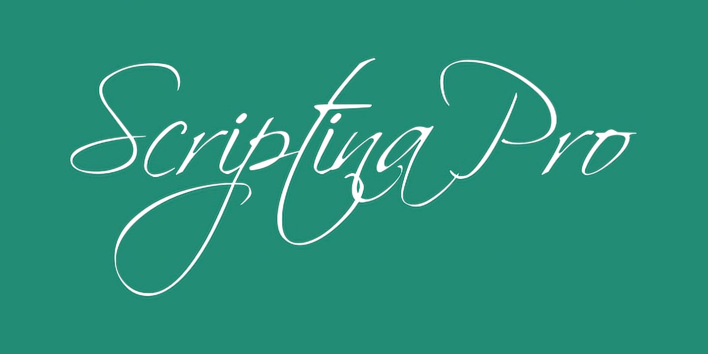 Scriptina font family