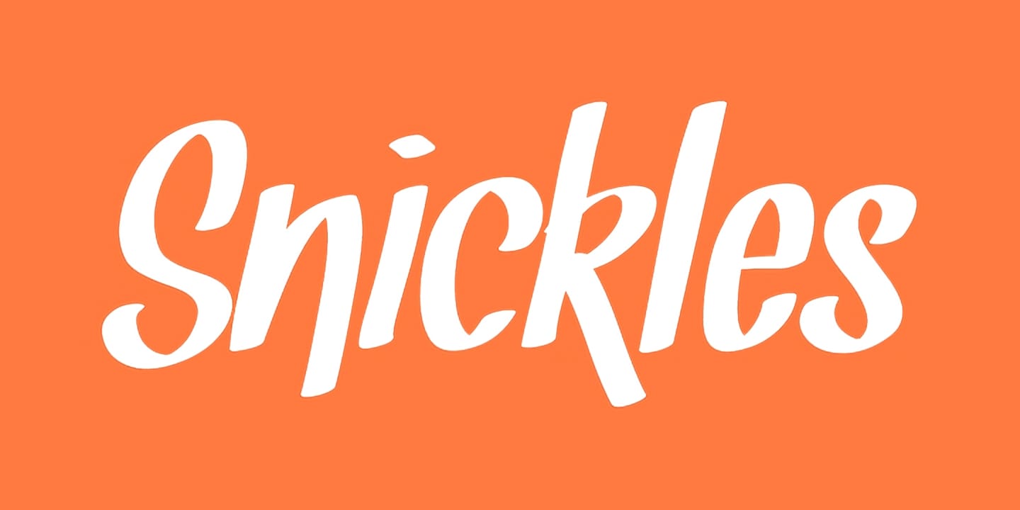 Snickles font family