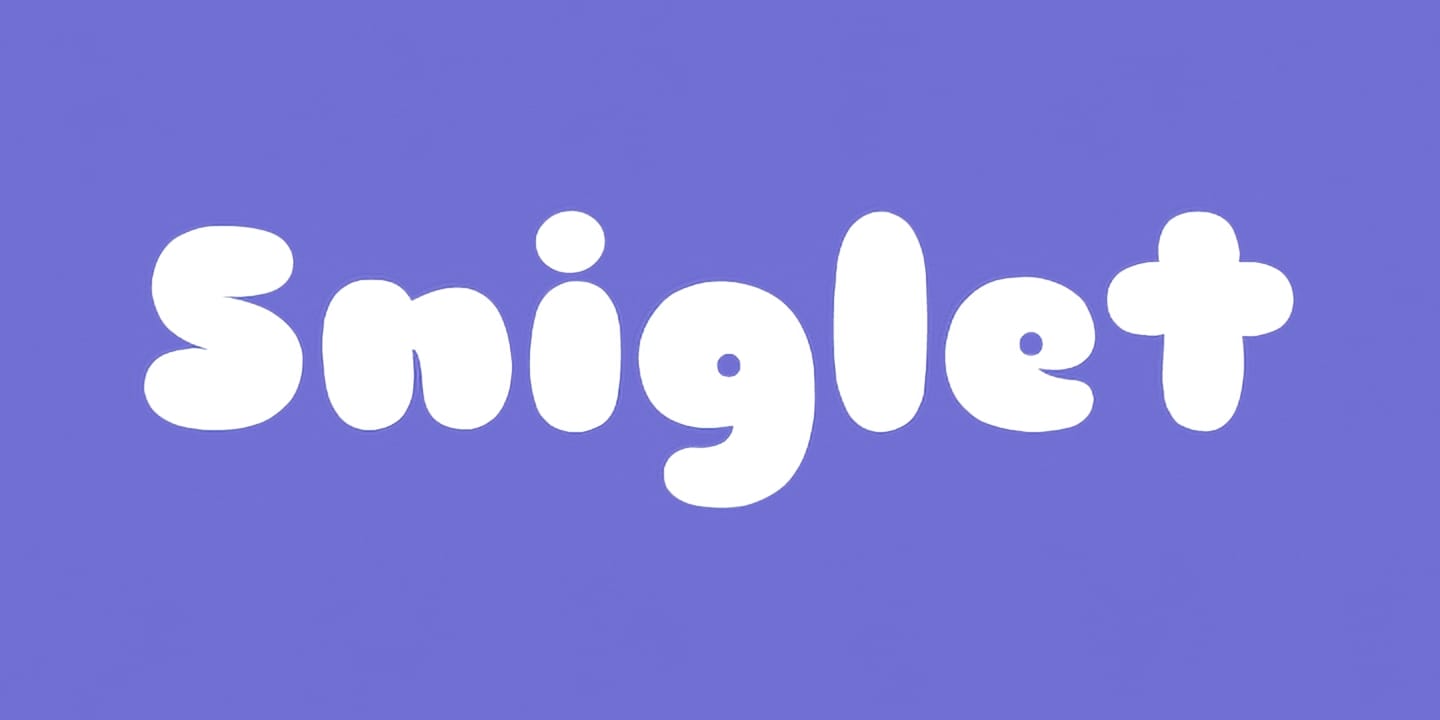 Sniglet font family