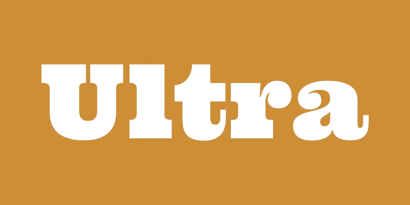 Ultra font family