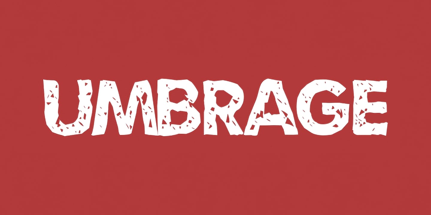 Umbrage font family