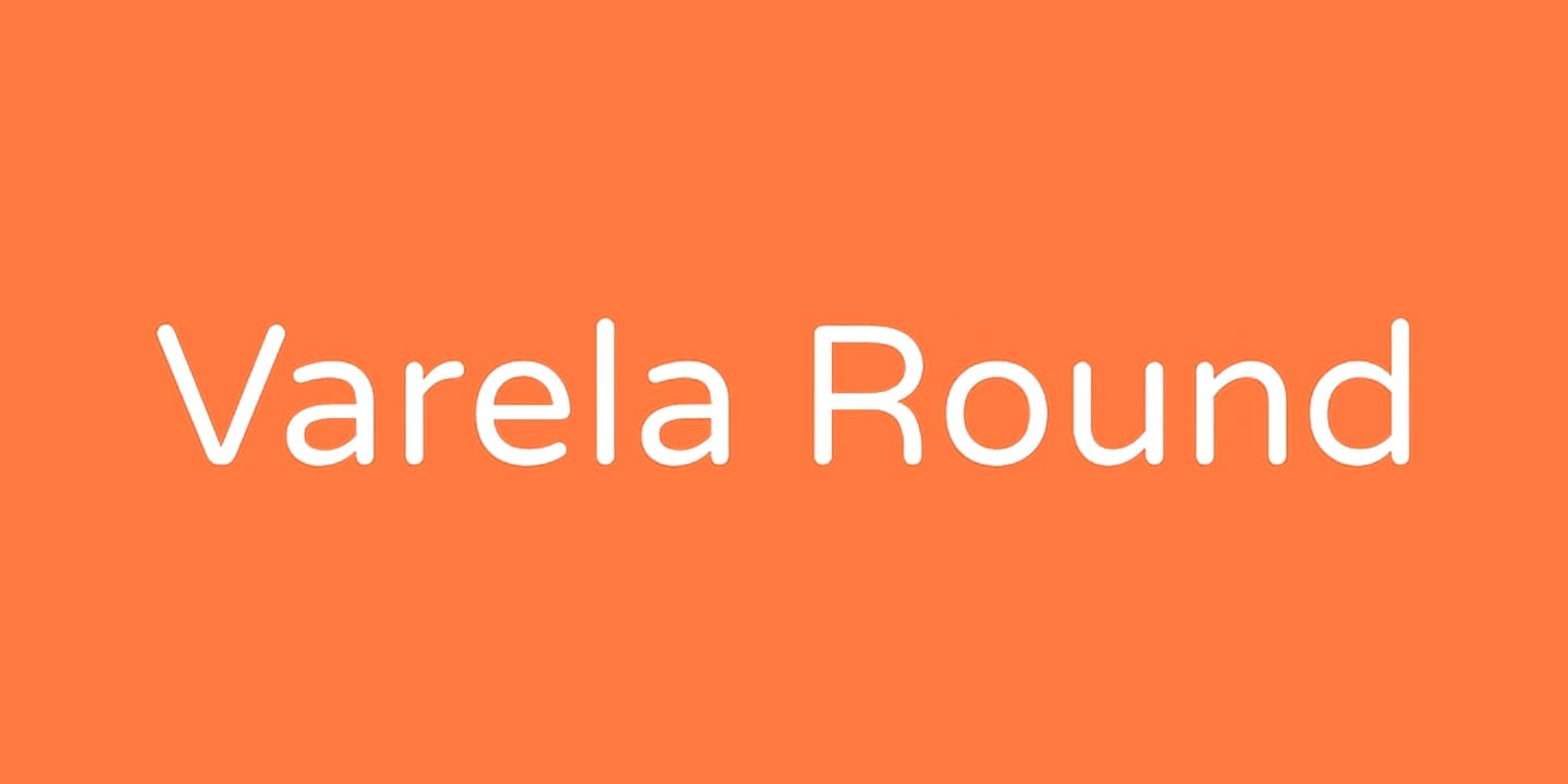 Varela Round font family